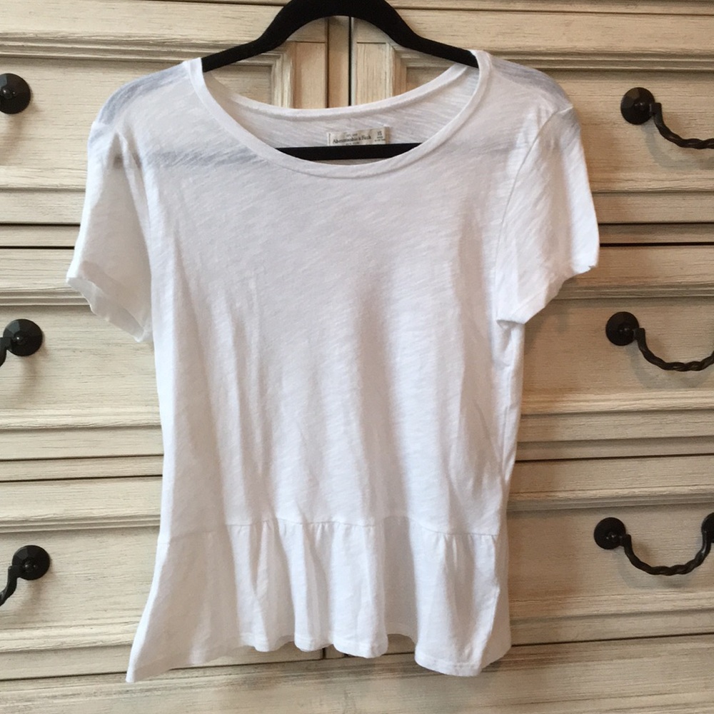 A&F White T-Shirt